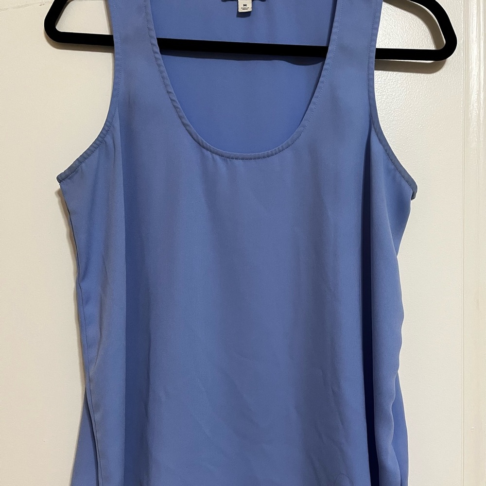 Elegant Blue Women's Tank Top